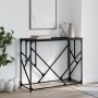 Mesa consola madera de ingeniería negra 100x40x80 cm de , Mesas auxiliares - Ref: Foro24-834115, Precio: 60,26 €, Descuento: %