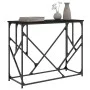 Mesa consola madera de ingeniería negra 100x40x80 cm de , Mesas auxiliares - Ref: Foro24-834115, Precio: 59,44 €, Descuento: %