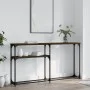 Mesa consola madera de ingeniería marrón roble 145x22,5x75 cm de , Mesas auxiliares - Ref: Foro24-834099, Precio: 48,27 €, De...