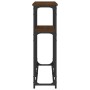 Mesa consola madera de ingeniería marrón roble 145x22,5x75 cm de , Mesas auxiliares - Ref: Foro24-834099, Precio: 48,88 €, De...