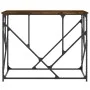 Engineered wood smoked oak console table 100x40x80 cm by , Side tables - Ref: Foro24-834117, Price: 51,99 €, Discount: %