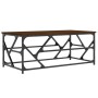 Mesa de centro madera contrachapada roble marrón 100x50x40 cm de , Mesas de centro - Ref: Foro24-834129, Precio: 52,20 €, Des...