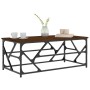 Mesa de centro madera contrachapada roble marrón 100x50x40 cm de , Mesas de centro - Ref: Foro24-834129, Precio: 52,20 €, Des...