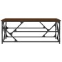 Mesa de centro madera contrachapada roble marrón 100x50x40 cm de , Mesas de centro - Ref: Foro24-834129, Precio: 52,20 €, Des...