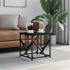 Black engineered wood coffee table 45x45x47.5 cm by , Coffee table - Ref: Foro24-834120, Price: 38,90 €, Discount: %