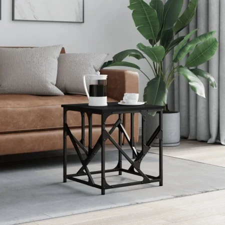 Mesa de centro madera de ingeniería negra 45x45x47,5 cm de , Mesas de centro - Ref: Foro24-834120, Precio: 38,90 €, Descuento: %