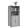 Aparador alto madera contrachapada Sonoma gris 62x36x121,5 cm de , Aparadores - Ref: Foro24-834213, Precio: 95,80 €, Descuent...