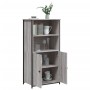 Aparador alto madera contrachapada Sonoma gris 62x36x121,5 cm de , Aparadores - Ref: Foro24-834213, Precio: 96,62 €, Descuent...