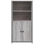 Aparador alto madera contrachapada Sonoma gris 62x36x121,5 cm de , Aparadores - Ref: Foro24-834213, Precio: 95,80 €, Descuent...