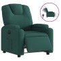Sillón reclinable eléctrico tela verde oscuro en Sillones | Comprar online en Foru.es