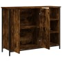 Aparador de madera de ingeniería roble ahumado 100x33x75 cm de , Aparadores - Ref: Foro24-835551, Precio: 78,95 €, Descuento: %