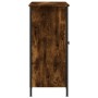 Aparador de madera de ingeniería roble ahumado 100x33x75 cm de , Aparadores - Ref: Foro24-835551, Precio: 78,95 €, Descuento: %