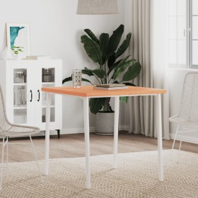 Tablero de mesa cuadrado de madera maciza de haya 70x70x2,5 cm de , Tableros para mesas - Ref: Foro24-355975, Precio: 75,14 €...
