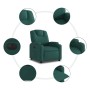 Sillón reclinable eléctrico tela verde oscuro en Sillones | Comprar online en Foru.es