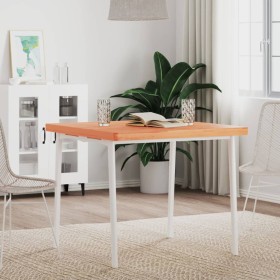 Tablero de mesa cuadrado de madera maciza de haya 80x80x4 cm de , Tableros para mesas - Ref: Foro24-355982, Precio: 144,62 €,...