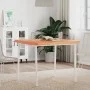 Solid beech wood square table top 80x80x4 cm by , Table tops - Ref: Foro24-355982, Price: 142,33 €, Discount: %