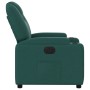 Sillón reclinable eléctrico tela verde oscuro en Sillones | Comprar online en Foru.es