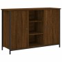 Aparador de madera de ingeniería marrón roble 100x35x70 cm de , Aparadores - Ref: Foro24-835518, Precio: 91,84 €, Descuento: %