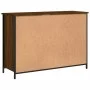 Aparador de madera de ingeniería marrón roble 100x35x70 cm de , Aparadores - Ref: Foro24-835518, Precio: 83,97 €, Descuento: %