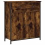 Aparador de madera de ingeniería roble ahumado 70x30x80 cm de , Aparadores - Ref: Foro24-835526, Precio: 82,98 €, Descuento: %
