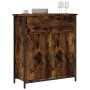 Aparador de madera de ingeniería roble ahumado 70x30x80 cm de , Aparadores - Ref: Foro24-835526, Precio: 82,98 €, Descuento: %
