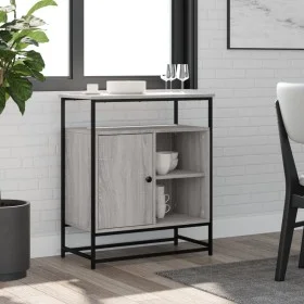 Aparador de madera de ingeniería gris Sonoma 90x34x80 cm de , Aparadores - Ref: Foro24-835547, Precio: 65,84 €, Descuento: %