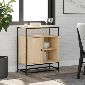 Aparador de madera de ingeniería roble Sonoma 69x35x80 cm de , Aparadores - Ref: Foro24-835545, Precio: 62,59 €, Descuento: %