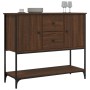 Aparador de madera de ingeniería marrón roble 100x36x85 cm de , Aparadores - Ref: Foro24-835558, Precio: 87,73 €, Descuento: %