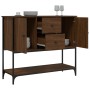 Aparador de madera de ingeniería marrón roble 100x36x85 cm de , Aparadores - Ref: Foro24-835558, Precio: 87,73 €, Descuento: %