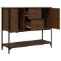 Aparador de madera de ingeniería marrón roble 100x36x85 cm de , Aparadores - Ref: Foro24-835558, Precio: 87,73 €, Descuento: %