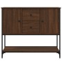Aparador de madera de ingeniería marrón roble 100x36x85 cm de , Aparadores - Ref: Foro24-835558, Precio: 87,73 €, Descuento: %