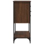 Aparador de madera de ingeniería marrón roble 100x36x85 cm de , Aparadores - Ref: Foro24-835558, Precio: 87,73 €, Descuento: %