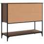Aparador de madera de ingeniería marrón roble 100x36x85 cm de , Aparadores - Ref: Foro24-835558, Precio: 87,73 €, Descuento: %