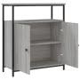 Aparador de madera de ingeniería gris Sonoma 70x30x80 cm de , Aparadores - Ref: Foro24-835532, Precio: 69,02 €, Descuento: %