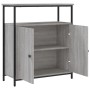 Aparador de madera de ingeniería gris Sonoma 70x30x80 cm de , Aparadores - Ref: Foro24-835532, Precio: 74,63 €, Descuento: %