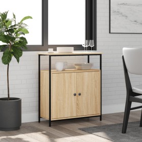 Aparador de madera de ingeniería roble Sonoma 70x30x80 cm de , Aparadores - Ref: Foro24-835530, Precio: 69,76 €, Descuento: %