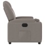 Sillón reclinable eléctrico tela gris taupé en Sillones | Comprar online en Foru.es