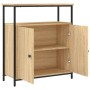 Aparador de madera de ingeniería roble Sonoma 70x30x80 cm de , Aparadores - Ref: Foro24-835530, Precio: 69,76 €, Descuento: %