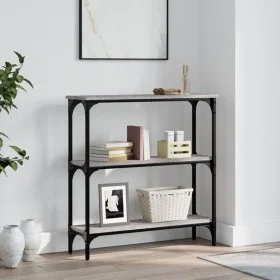 Mesa consola madera de ingeniería gris Sonoma 75x22,5x75 cm de , Mesas auxiliares - Ref: Foro24-834033, Precio: 44,81 €, Desc...