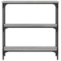 Mesa consola madera de ingeniería gris Sonoma 75x22,5x75 cm de , Mesas auxiliares - Ref: Foro24-834033, Precio: 45,42 €, Desc...