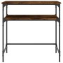 Mesa consola madera de ingeniería roble ahumado 75x35,5x75 cm de , Mesas auxiliares - Ref: Foro24-834052, Precio: 42,29 €, De...