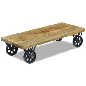 Mango wood coffee table 120x60x30 cm by vidaXL, Coffee table - Ref: Foro24-243335, Price: 203,87 €, Discount: %