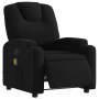 Sillón reclinable de masaje eléctrico tela negro en Sillones | Comprar online en Foru.es