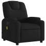 Sillón reclinable de masaje eléctrico tela negro en Sillones | Comprar online en Foru.es