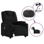 Sillón reclinable de masaje eléctrico tela negro en Sillones | Comprar online en Foru.es