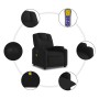 Sillón reclinable de masaje eléctrico tela negro en Sillones | Comprar online en Foru.es