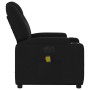 Sillón reclinable de masaje eléctrico tela negro en Sillones | Comprar online en Foru.es