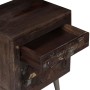 Mesita de noche de madera maciza reciclada 40x30x50 cm de vidaXL, Mesitas de noche - Ref: Foro24-245916, Precio: 129,87 €, De...