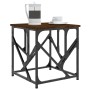 Mesa de centro madera de ingeniería marrón roble 45x45x47,5 cm de , Mesas de centro - Ref: Foro24-834124, Precio: 38,71 €, De...