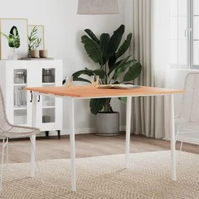 Quadratische Tischplatte aus massivem Buchenholz, 90 x 90 x 1,5 cm von , Tischplatten - Ref: Foro24-355971, Preis: 83,13 €, R...